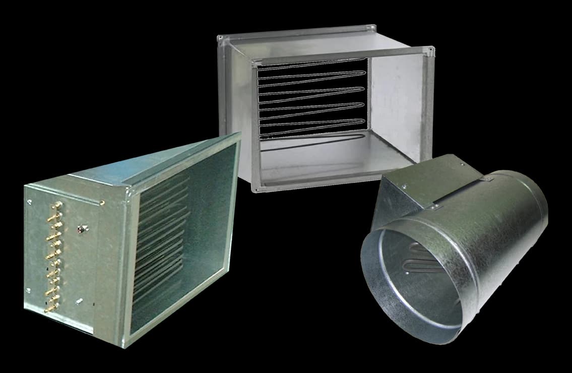 Heater batteries, attenuators and duct ancillaries