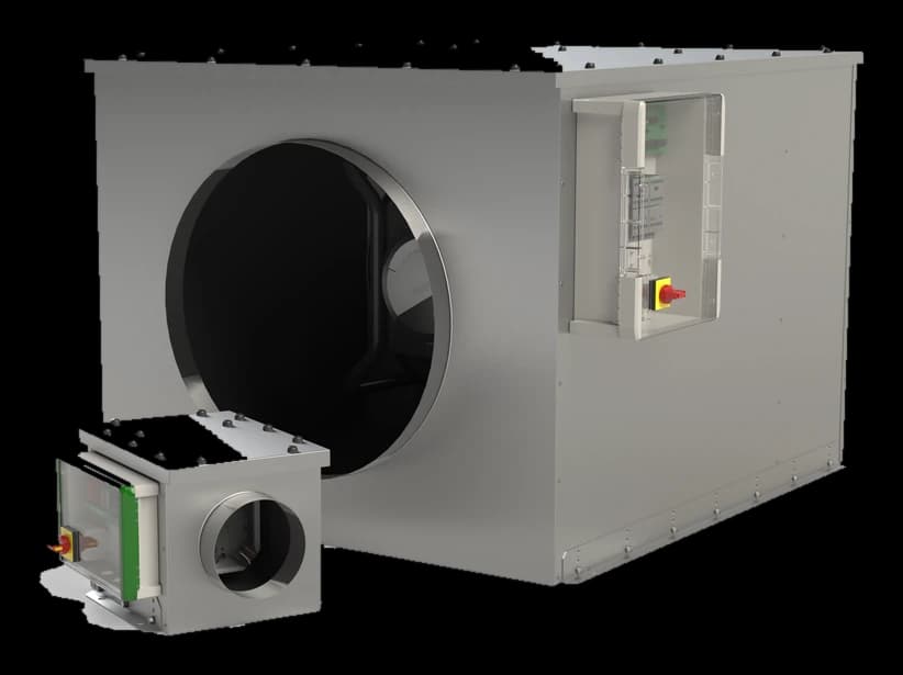 Twin fan unit